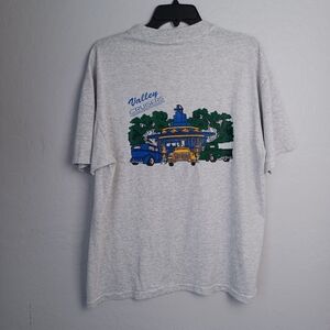 Men's Vintage T Shirt Valley GRUISERS Size L Color Gray